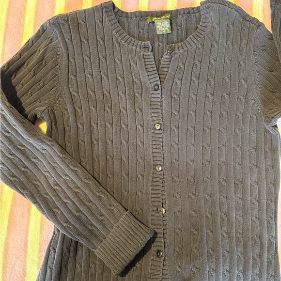 Cable Knit Cardigan Sweater - Picture 2 of 4